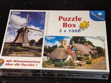 Puzzle Box 2 x 1000 Teile, Kinderträume, neu,OVP, England, Niederlande ,44x68 cm