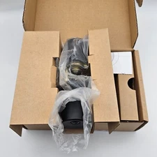 Black  Privacy Door Knob Matte Finish Fits Doors 1-3/8” to 1-3/4” Thick Modern