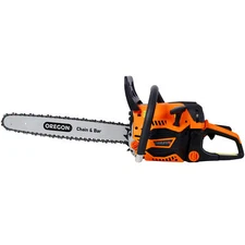 62CC Gas Powered Chainsaw, 20’’ 2-Cycle Petrol Chain Saw Gasoline Gas Chainsaw