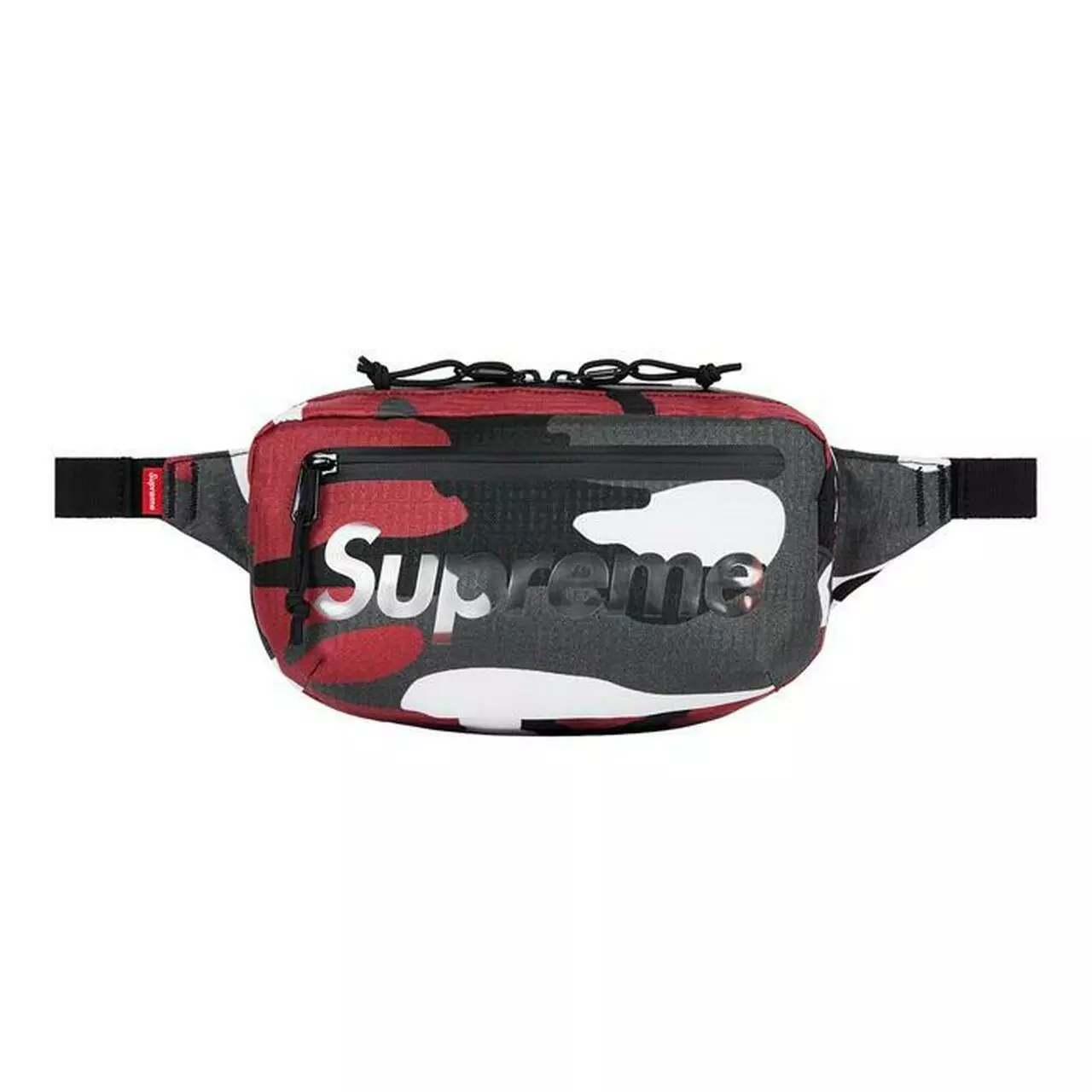 Sac Taille Supreme SS21 Rouge Camo Authentique & Neuf