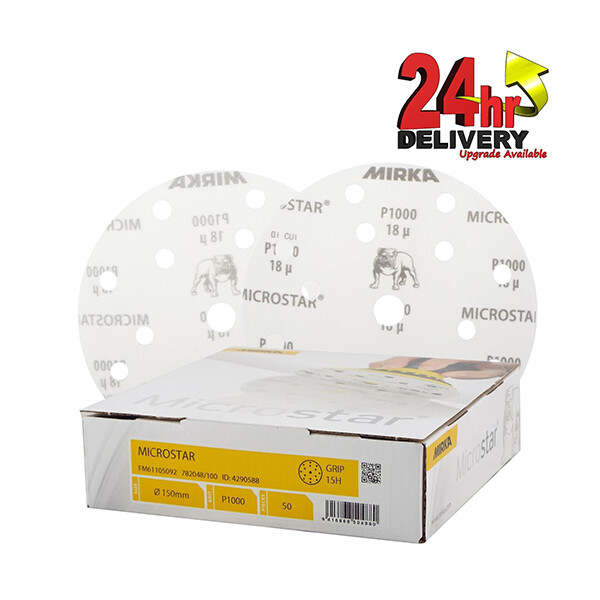 Dischi Mirka Microstar P1000 150mm Grip | Fornitura Professionale