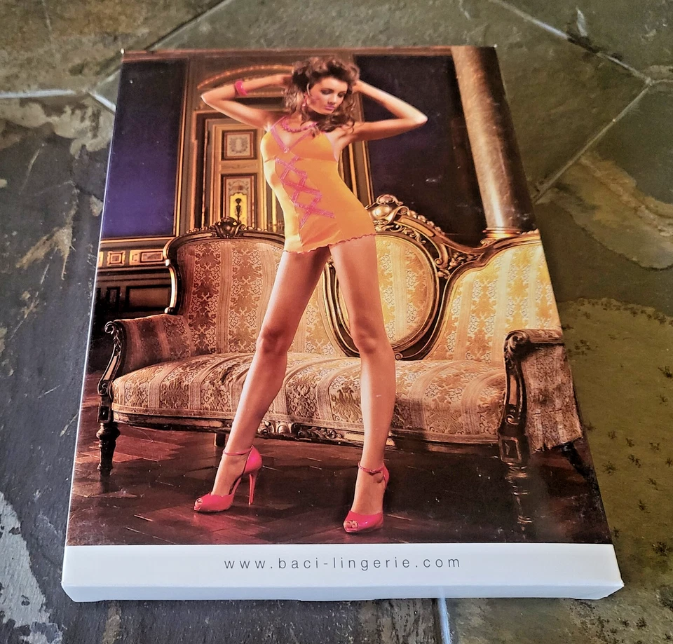 One Size Baci Lingerie Ruffle Sheer Mesh Slip Dress 295 - Image 3 of 4