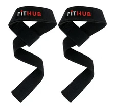 Lifting Straps Black Weight Lifting Wrist Wraps Gym Wraps Training Workout