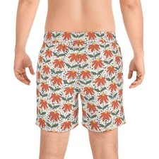 Men's Mid-Length Swim Shorts AOP 