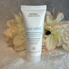 Aveda Foot Relief Moisturizing Creme Cream 1.4 Oz 40 mL Travel NWOB Free Ship