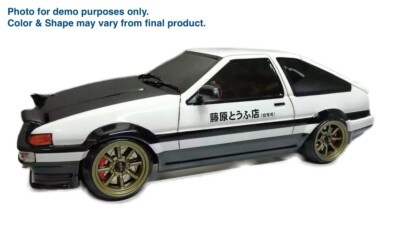 1/10 Lexan Clear RC Car Body Shell for TOYOTA AE86 TRUENO WT190mm