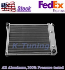 Aluminum Radiator for Buick Skylark Special 1965 1966 1967 1968 1969 SBC 3 Rows