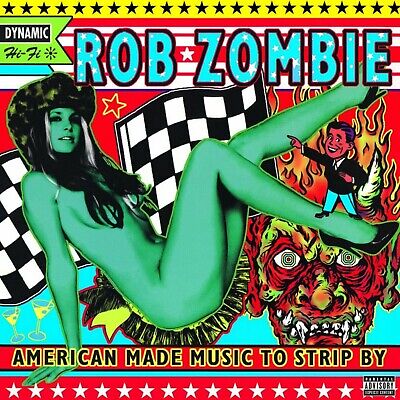 ROB ZOMBIE American Made Music To Strip By BANNER HUGE 4X4 Ft Fabric Poster Flag