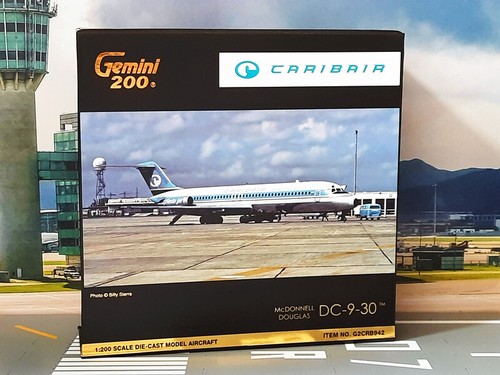 GeminiJets 1:200 Caribair Puerto Rico fiesta MCDONNELL DOUGLAS DC-9-31 N938PR - Picture 8 of 8