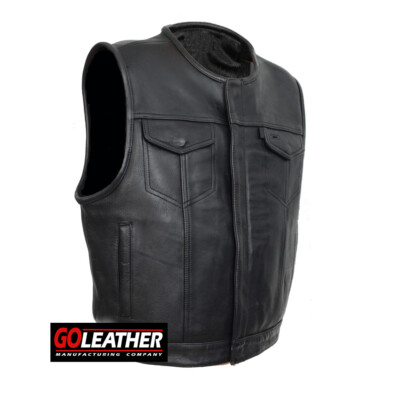 MEN'S ULTRA SOFT THICK 1.4mm MOTORCYCLE LOW CUT VEST G541