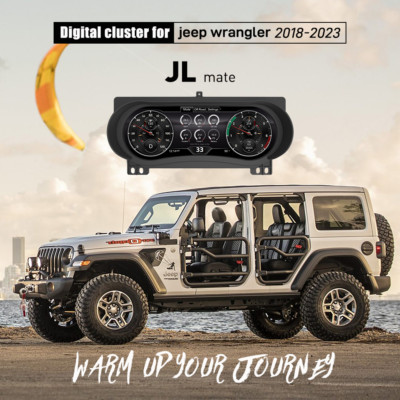 LCD Illuminated Speedometer Instrument Cluster MPH Jeep Wrangler JL 2018-2023
