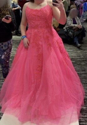 Hot Pink Prom Dress - Formals XO Exclusive (KOP Mall, PA)