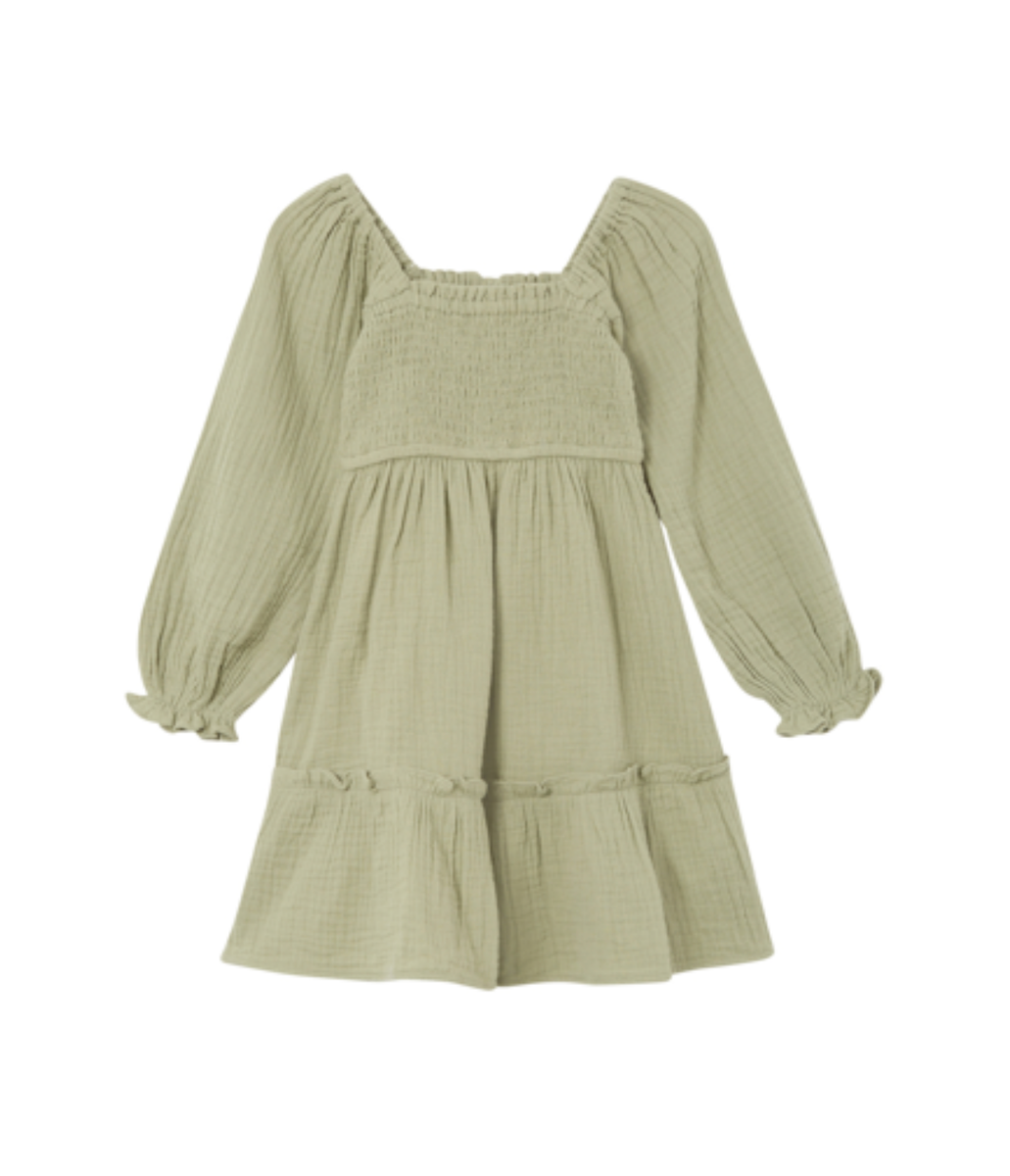 green emerald velvet dress Organic Cotton Annabelle Dress