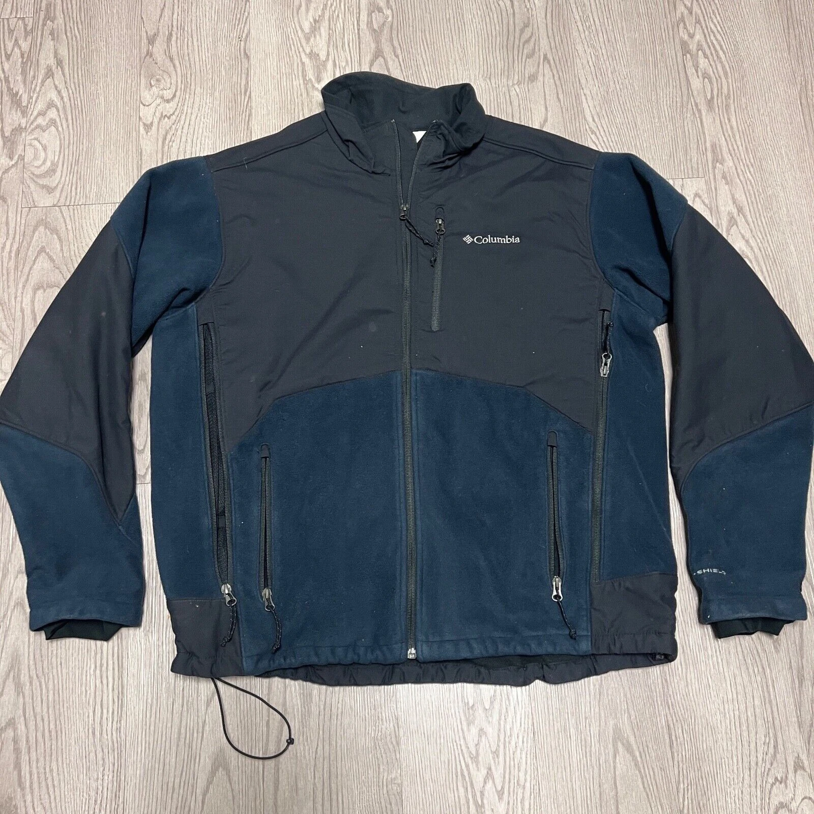 Columbia Interchange Jacket Mens Large Thick Softshell Outdoor Cold OmniShield