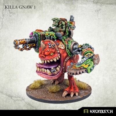 Killa Gnaw 1 -Kromlech-Ork Squig Rider Gretchin Snagga Squighog