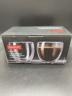 Bodum Pavina Double Wall Thermo Glasses 8 Do Oz