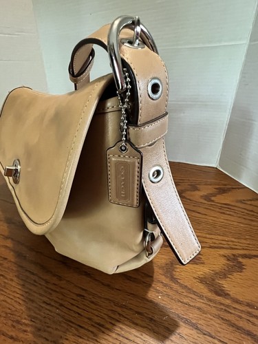 Coach Vintage Legacy hellbraun Leder braun Futter C1069-F15170 Schultertasche klassische Tasche - Bild 2 von 10