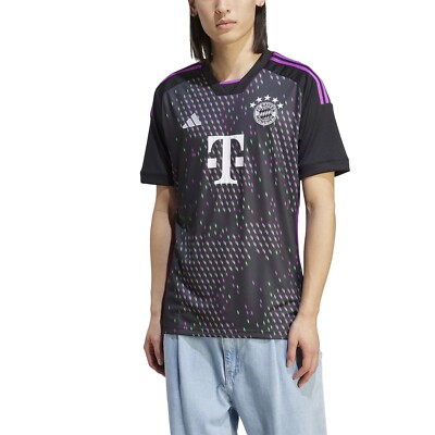 F.C. Bayern Munchen Adidas 23/24 Aeroready Away Black Jersey Men's