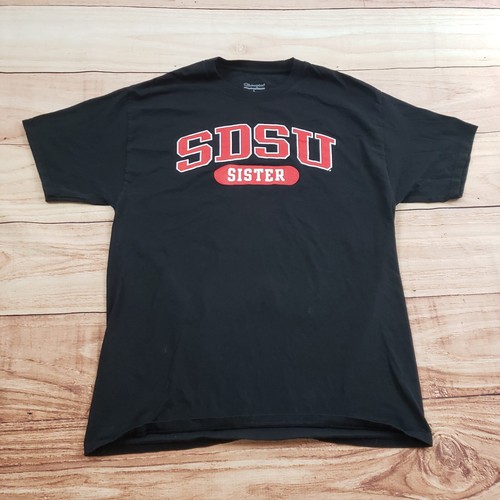 Sand Diego State Aztecs Shirt Womens Large Black Red Outdoor Football Champion