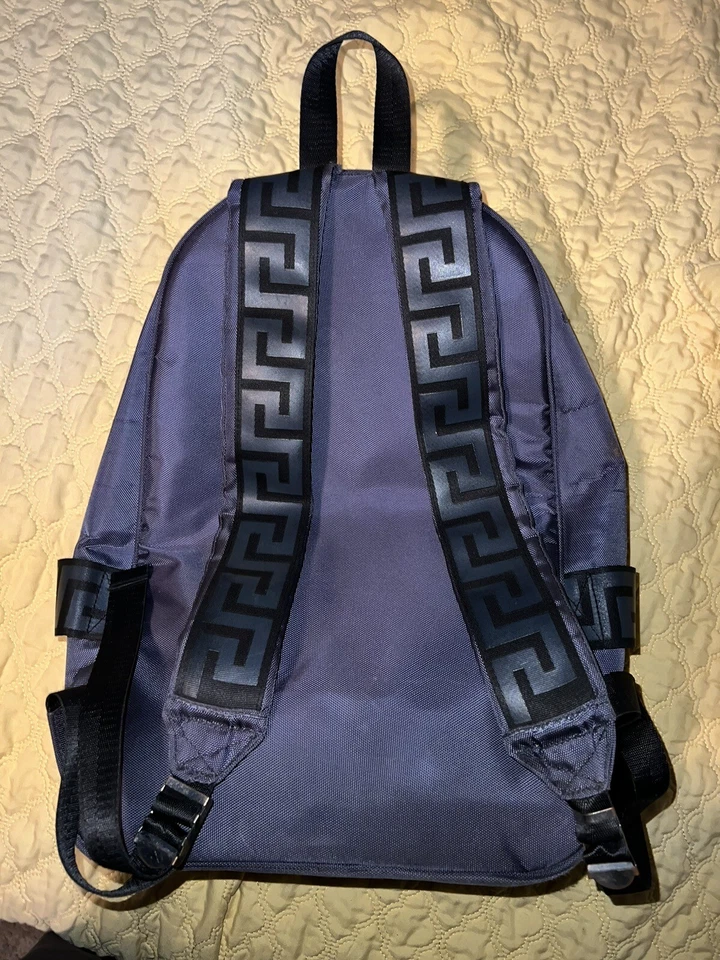 Рюкзак Versace подлинный темно-серый 2019 редкий НОВЫЙ - Изображение 2 из 3