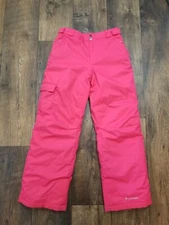 Columbia Bugaboo Omni Heat Tech Pink Ski Snow Pants Youth Sz L ( I4-16)