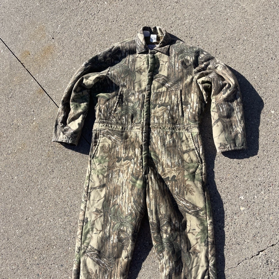 Walls Blizzard Pruf x Realtree 2XLT Camouflage Coveralls Made In USA Outerwear - Image 2 of 4