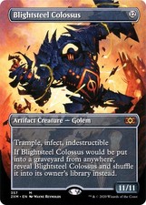 Blightsteel Colossus (Borderless) - Foil NM MTG Double Masters