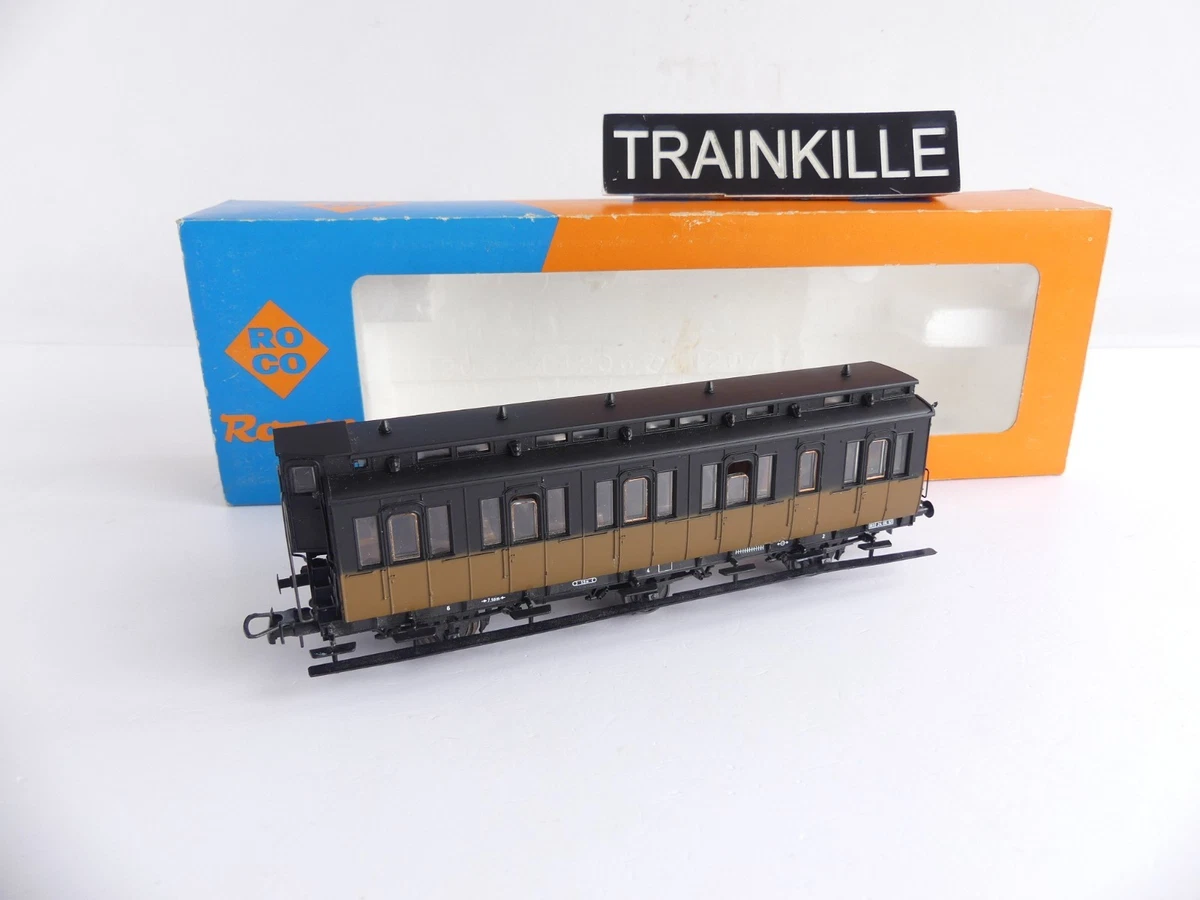 Voiture Voyageurs 2e Classe PLM N°801 - RMA 1622, échelle HO 1/87