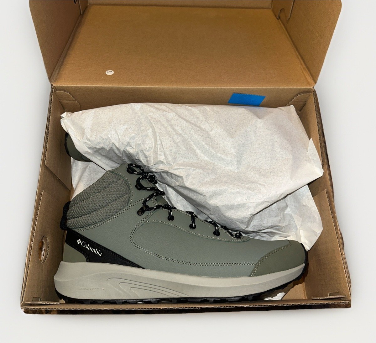 Men’s Columbia Sunset Trail Mid Waterproof Trail Boot Size 14 Cypress Green