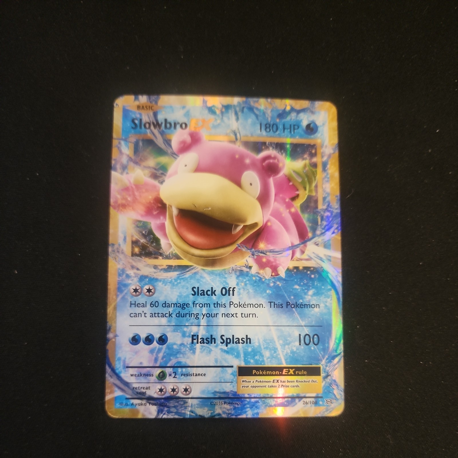 Slowbro EX Ultra Rare Holo XY - Evolutions 26/108 NM Pokémon TCG