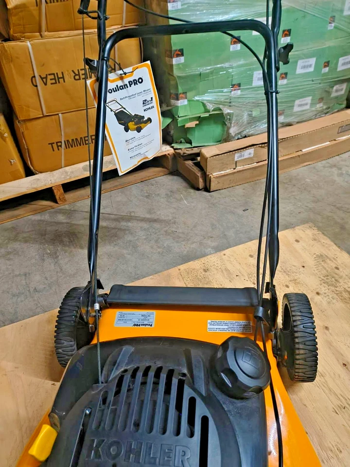 POULAN PRO USA SELFPROPELLED 21" CUT MULCHING MOWER BIG KOHLER XT-7 ENGINE 173cc - Image 4 of 4