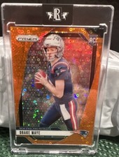Panini Prizm Drake Maye Disco Prizm Rookie #329 Patriots 2024