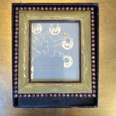 Argento SC Swarivski Crystal Picture Frame 2..75x3.25 Mother Of Pearls