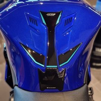 Aufkleber 3D Motorrad Kompatibel Mit Yamaha R9 2025-2026 Blue Tank-Schutzfolie