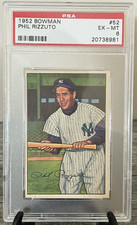 1952 Bowman #52 Phil Rizzuto PSA 6 New York Yankees