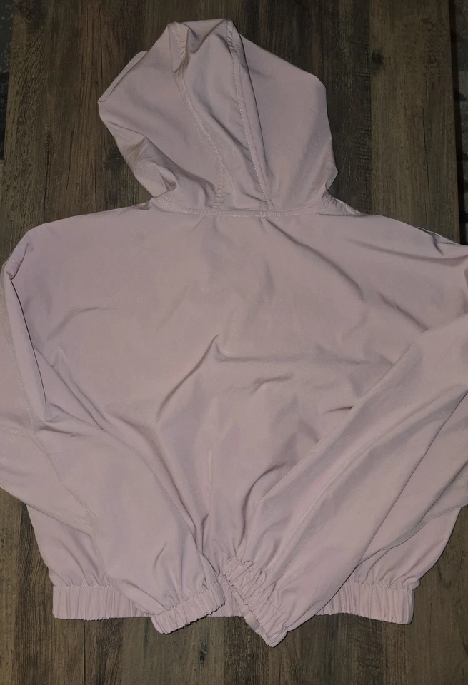 New Balance Youth Girls Size XL 14/16 Light Pink Windbreaker Jacket - Image 4 of 4