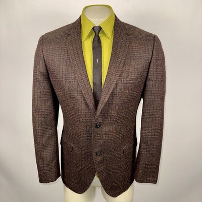 Vtg J Capps Suit Jacket Sport Coat Wool Blazer 1950s 1960s Atomic