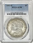 1892 O MORGAN SILVER DOLLAR PCGS AU58