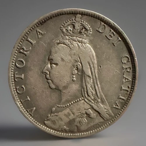 Photo of a 1891 Victoria Florin from an eBay listing that sold on Jun 21, 2026