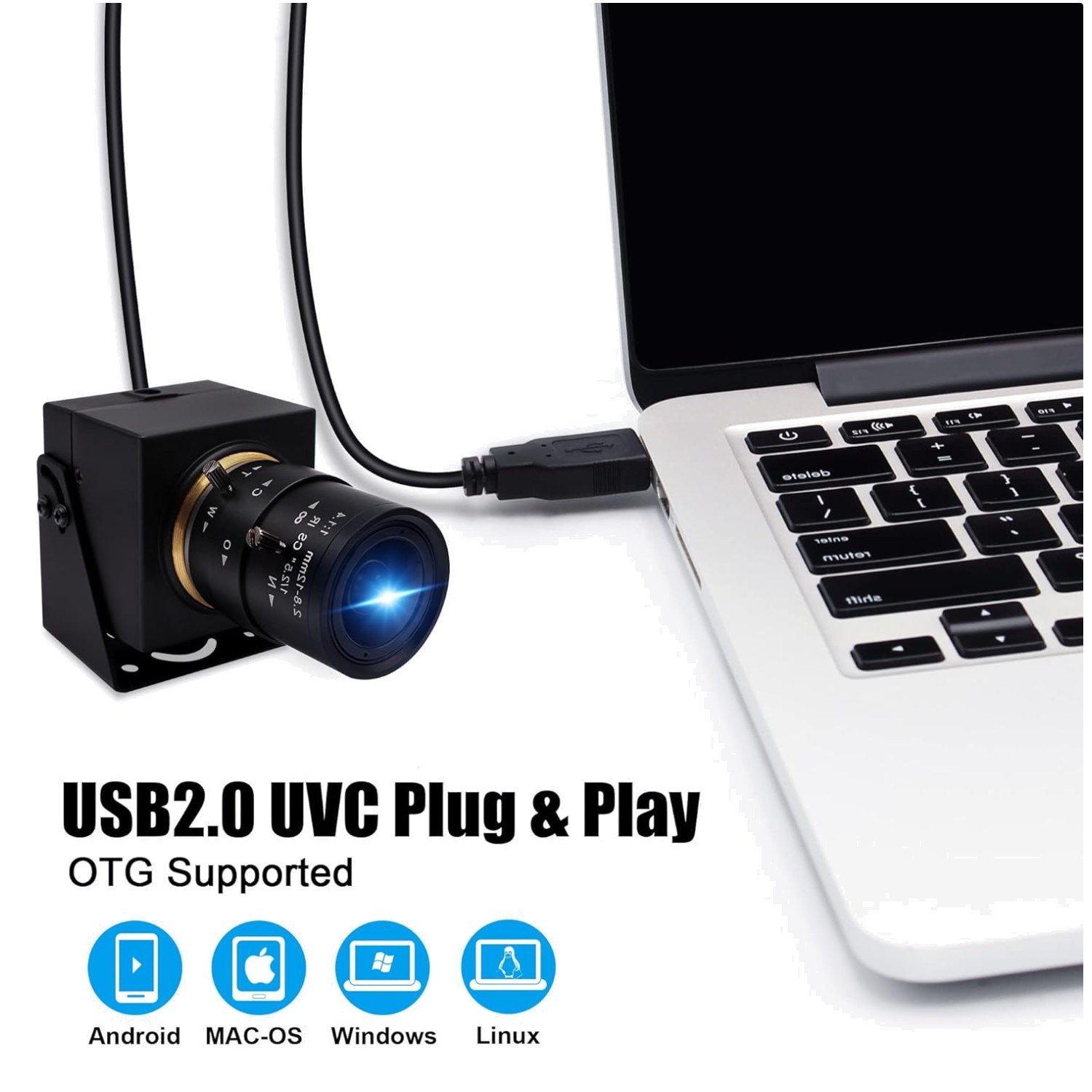 1080P USB Camera with 2.8-12mm Varifocal Lens