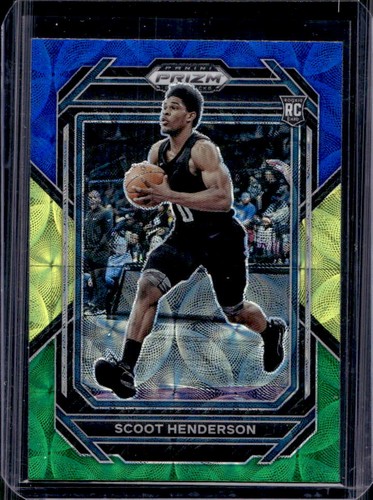 2023-24 Prizm Draft Picks Scoot Henderson RC Choice Blue/Yellow/Green #24