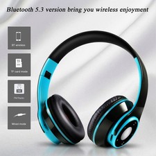 Wireless Bluetooth Headphones Blue or Red 