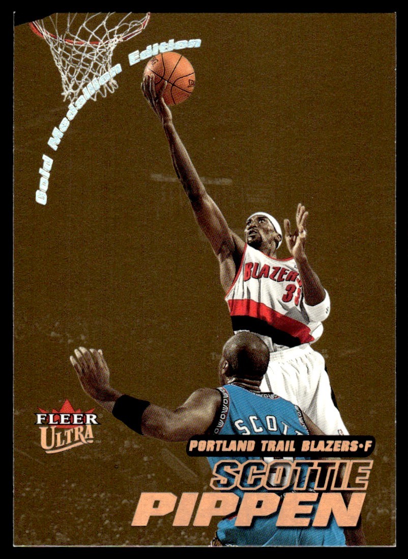 2000-01 Fleer Ultra Gold Medallion Scottie Pippen Houston Rockets #193G