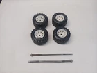 VINTAGE 1960’s 1970’s TONKA XR 101 TIRES WHEELS AXLES SET OF FOUR
