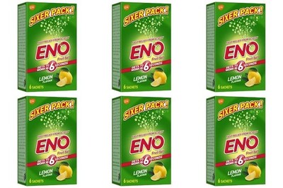 Eno Lemon Multipack Digestive Fruit Salt 30g (5g x 6 Sachets) [Pack of 6]