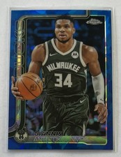 2025 Topps Chrome Sapphire Giannis Antetokounmpo #137 Milwaukee Bucks