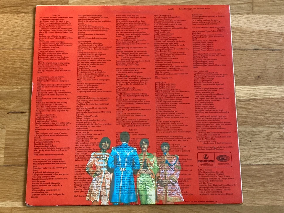 The Beatles Sgt. Pepper's Lonely Hearts Club Band · Lp · 1980, photo 2 of 5
