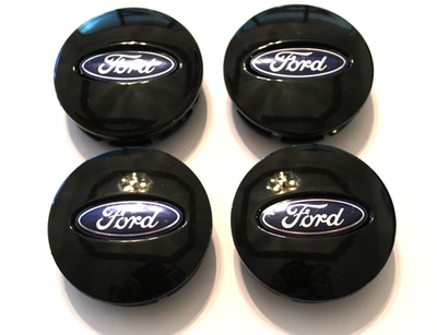 #ad #ad Ford 66mm Black Wheel Center Hub Caps Set of 4 $26.36