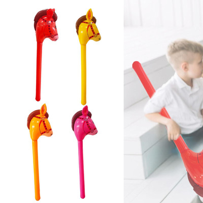 Hobby Horse Stick Toy Party Decoration,Horse Riding Stick for Kids, Horse Themed