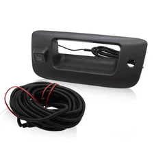 Rear View Backup Camera w/Tailgate Handle Compatible with 2007-2013 Silverado...